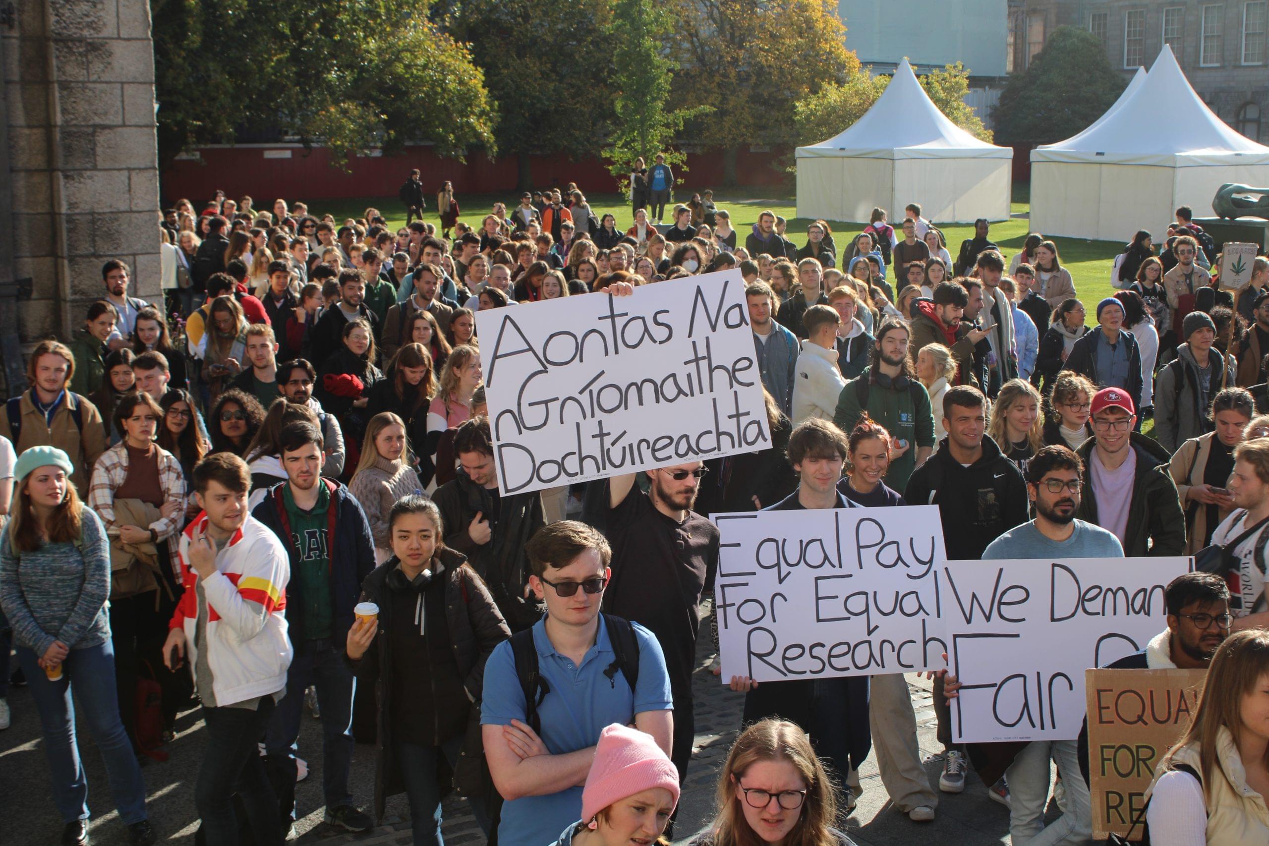 PostGrads at Cost of Living Crisis Protest